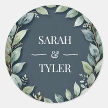 Sticker mariage EUCALYPTUS WREATH
