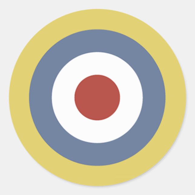 Rond Sticker Marker du Royaume-Uni (Devant)