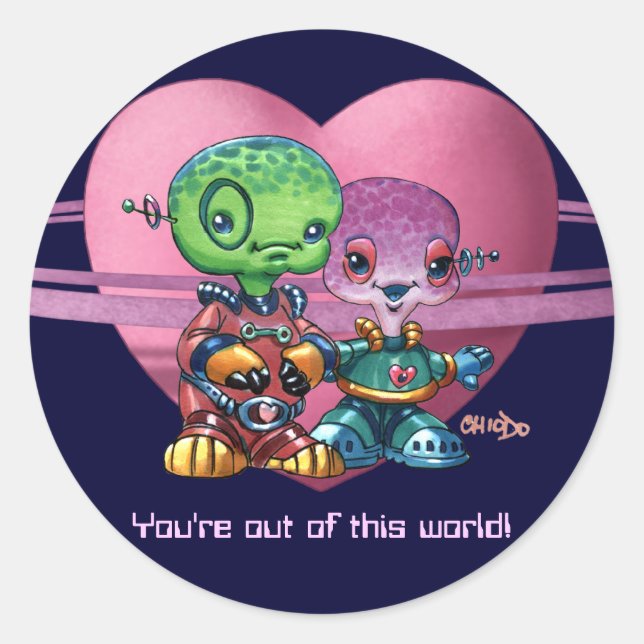 Rond Sticker Marteenie Valentine (Devant)