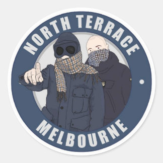 Rond Sticker Melbourne Terrasse Nord
