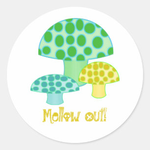 Rond Sticker Mellow Out