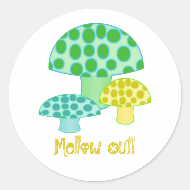 Rond Sticker Mellow Out (Devant)
