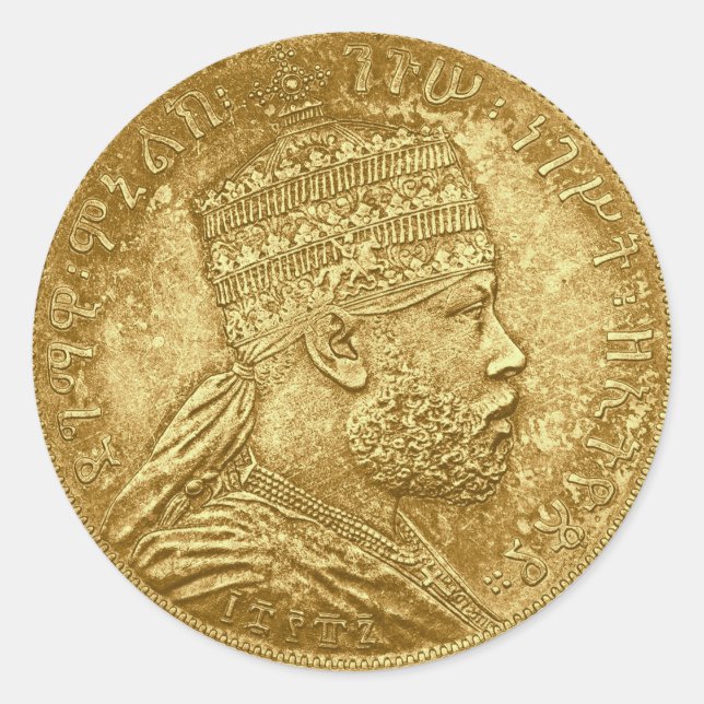 Rond Sticker Menelik King (Devant)