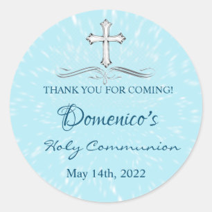 Rond Sticker Merci Communion