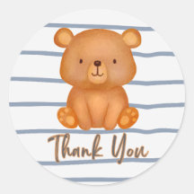 Sticker Merci Ours Teddy
