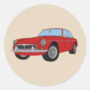 ROND STICKER MGB