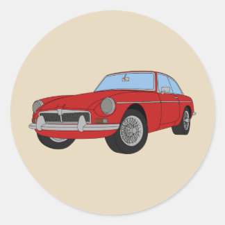 ROND STICKER MGB
