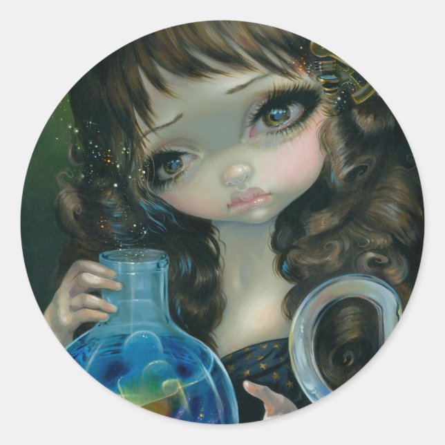 Rond Sticker "Microcosme : Galaxie" (Devant)