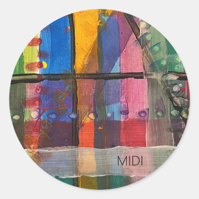 Rond Sticker MIDI (Devant)