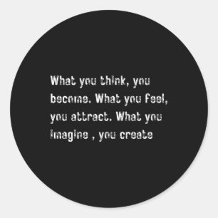 Rond Sticker Mindset