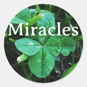 Rond Sticker Miracles