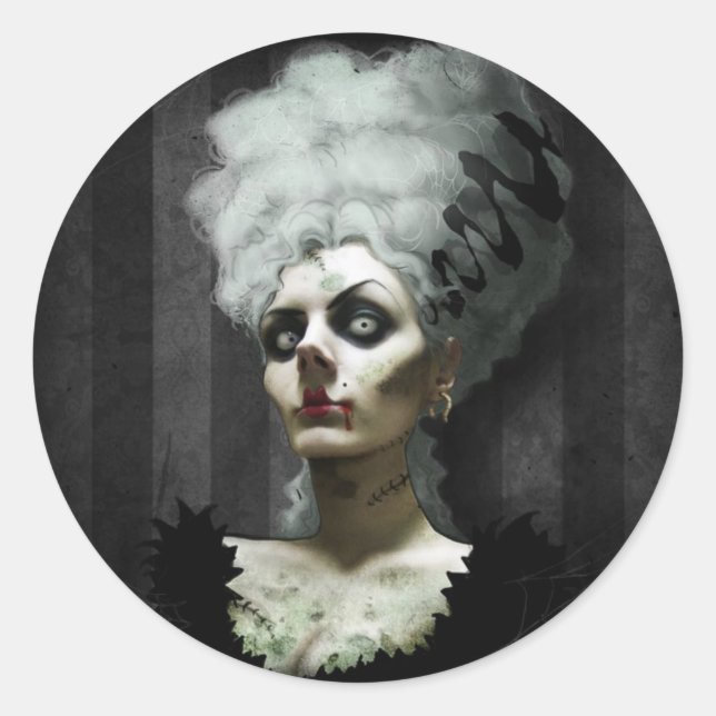 Rond Sticker Mme Fright (Devant)