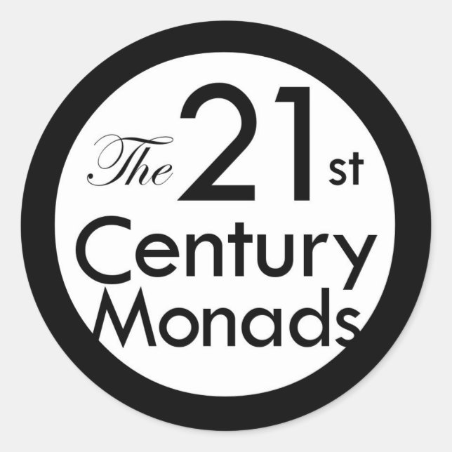 Rond Sticker Monads Circulaire (Devant)