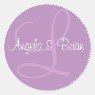 Rond Sticker Monogramme