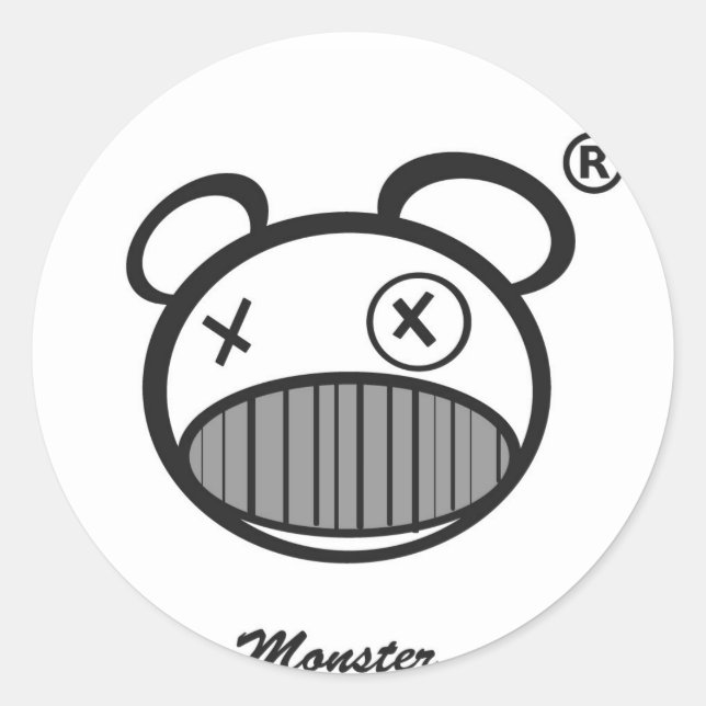 Rond Sticker Monster (Devant)