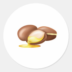 Rond Sticker Moroccan ARGAN