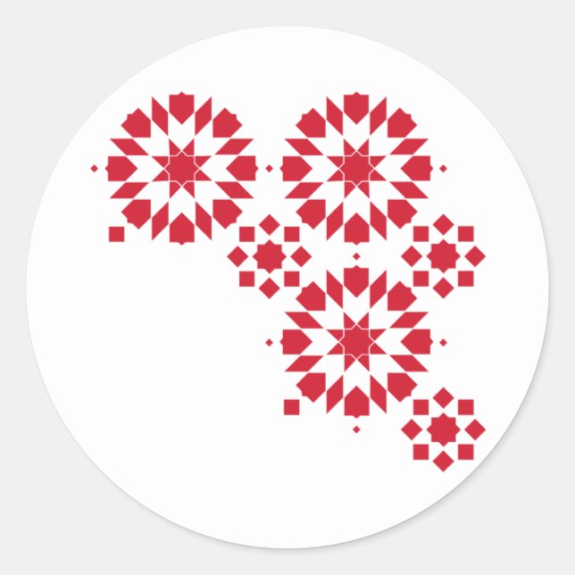 Rond Sticker Moroccan Zelij* Ceramic (Devant)