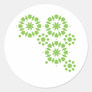 Rond Sticker Moroccan Zelij* Ceramic