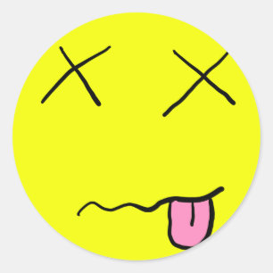 Rond Sticker mort