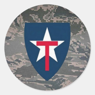 Rond Sticker Motif TXSG ABU