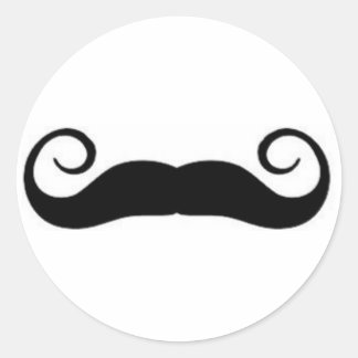 Rond Sticker Moustache