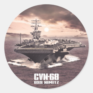 Rond Sticker Nimitz du porte-avions