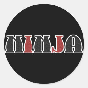 Rond Sticker Ninja