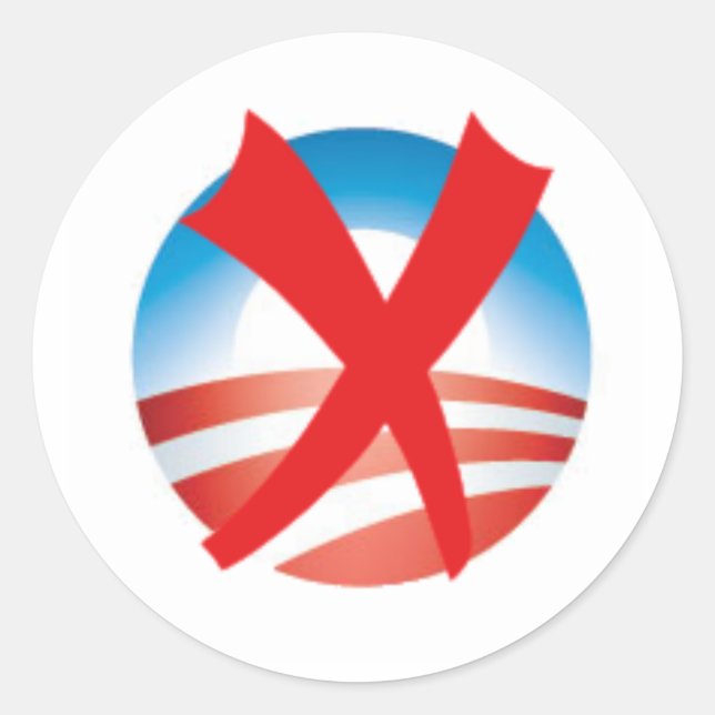 Rond Sticker NOBAMA (Devant)