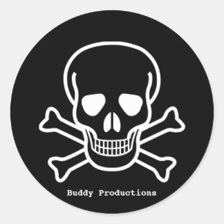 Rond Sticker noir BP 7