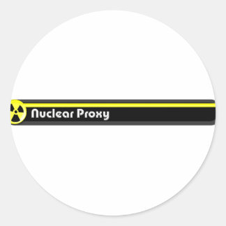 Rond Sticker NuclearProxy.com