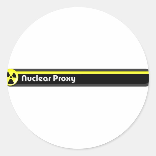 Rond Sticker NuclearProxy.com (Devant)