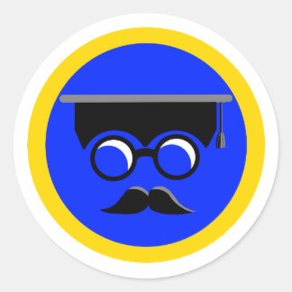 Rond Sticker officiel du diplôme et de moi