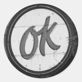 Rond Sticker OK