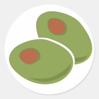 Rond Sticker Olives