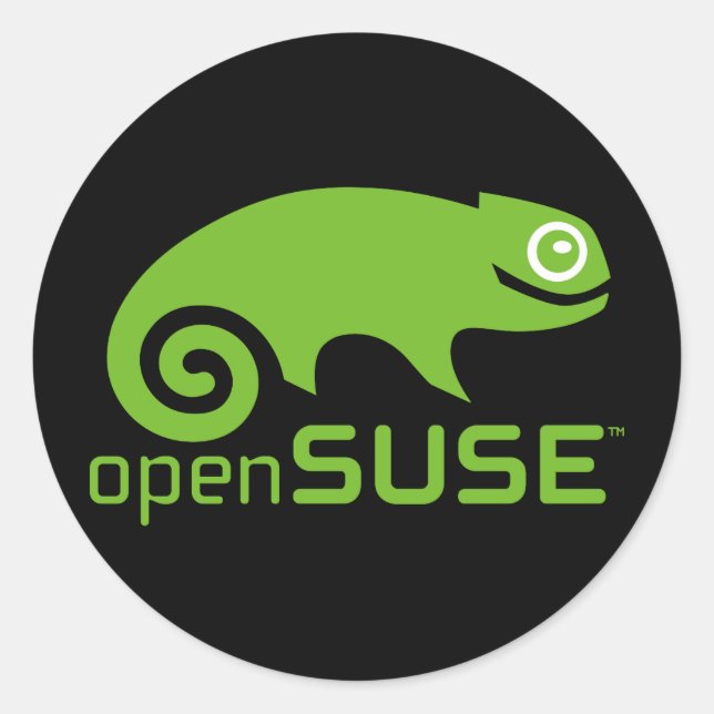 Rond Sticker openSUSE (Devant)