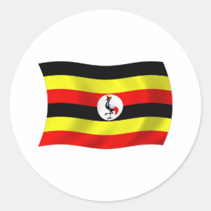 Rond Sticker ougandais