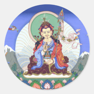 Rond STICKER Padmasambhava / Guru Rinpoche