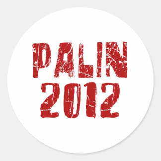 Rond Sticker Palin 2012