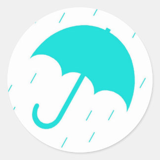 Rond Sticker parapluie