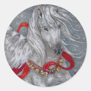 Rond Sticker - Pegasus de vacances