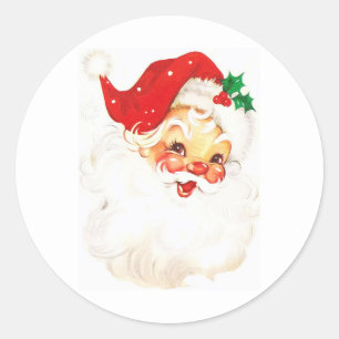 Rond Sticker Père Noël