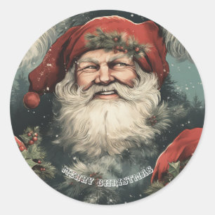 Rond Sticker père Noël