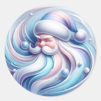 Rond Sticker Père Noël