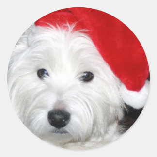 Rond Sticker père Noël Coop