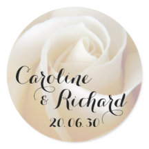 Sticker personnalisé Mariage floral