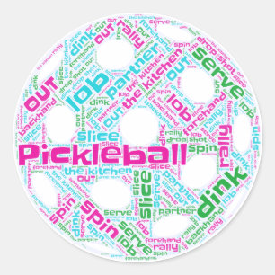 Rond Sticker Pickleball