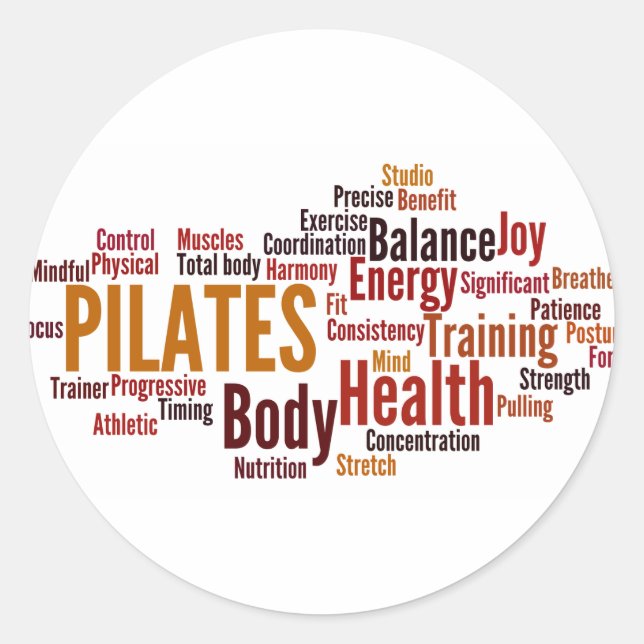 Rond Sticker PILATES (Devant)