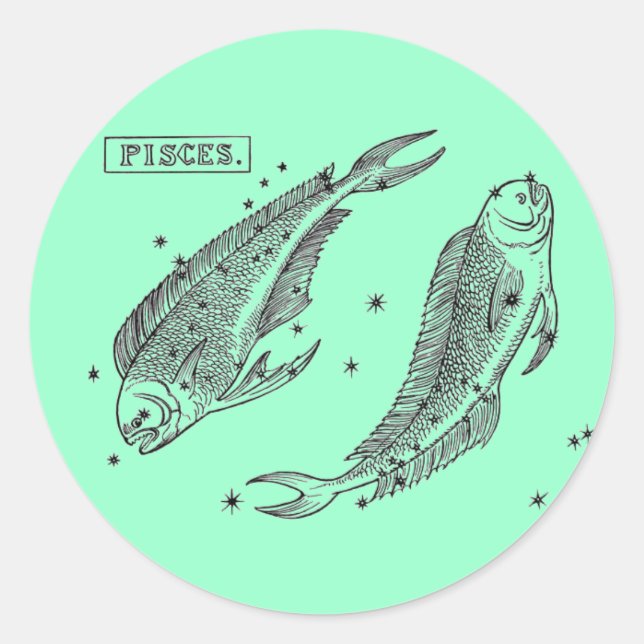 Rond Sticker Pisces (Devant)