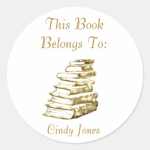 Rond Sticker plaque