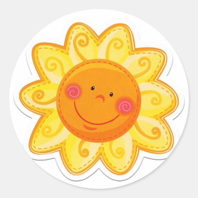 Rond Sticker pour bébé par SRF (Devant)